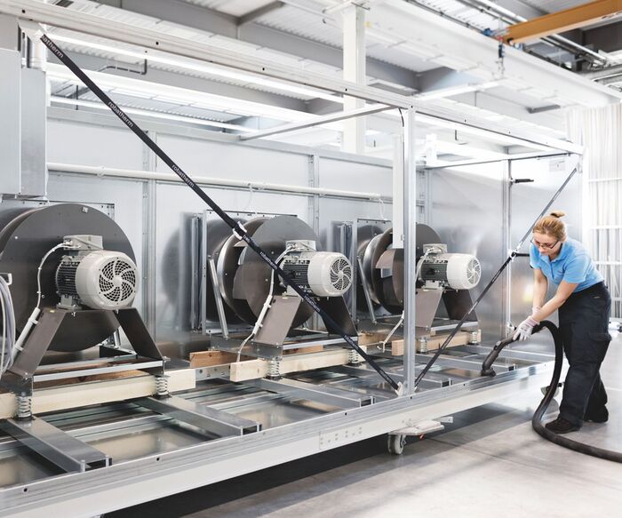 robatherm VZT jednotky sú pred odoslaním dôkladne vyčistené.