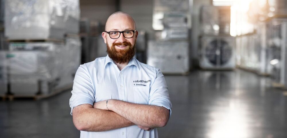 Thomas Zöschinger has been responsible for outgoing goods at robatherm since 2018.